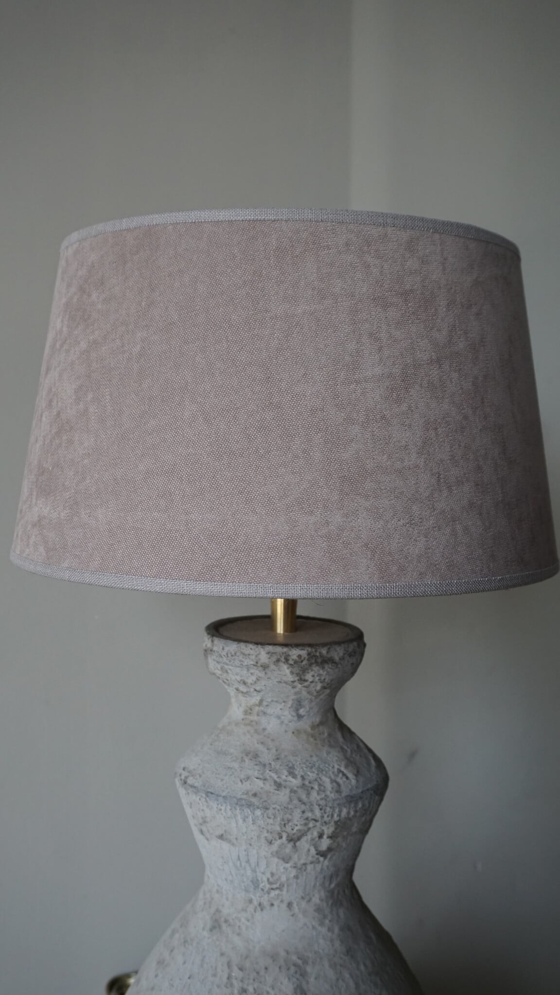 Rene Houtman Lampenkap parch brown Ø30 x H17