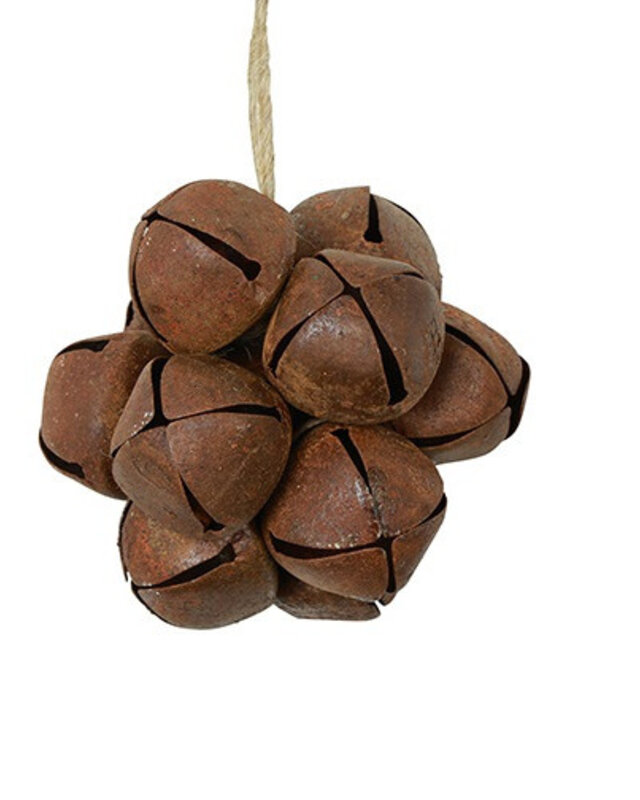 Rene Houtman Belletjes Kersthanger Jort | Roest | H6xD6 cm