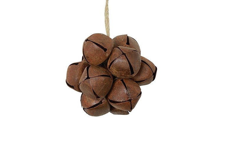 Rene Houtman Belletjes Kersthanger Jort | Roest | H6xD6 cm