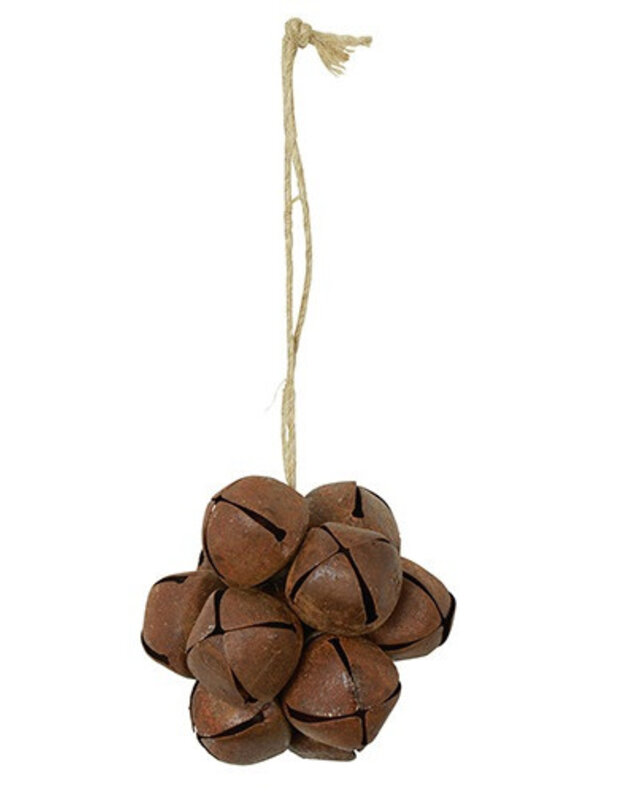 Rene Houtman Belletjes Kersthanger Jort | Roest | H6xD6 cm