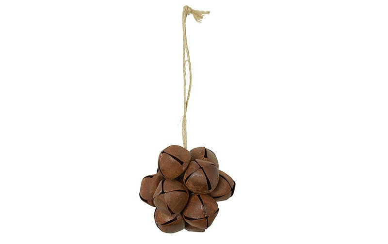 Rene Houtman Belletjes Kersthanger Jort | Roest | H6xD6 cm