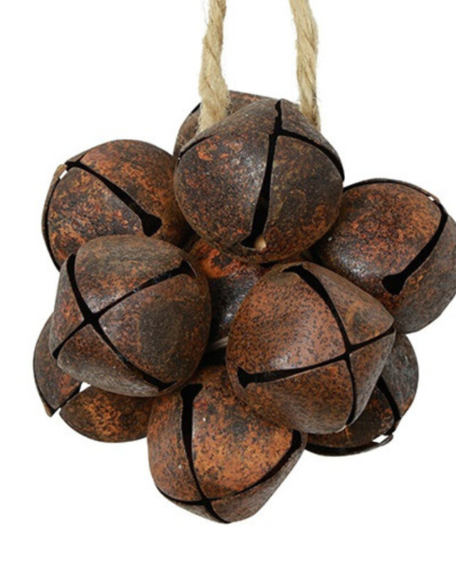 Rene Houtman Belletjes Kersthanger Jort | Roest | H8xD8 cm