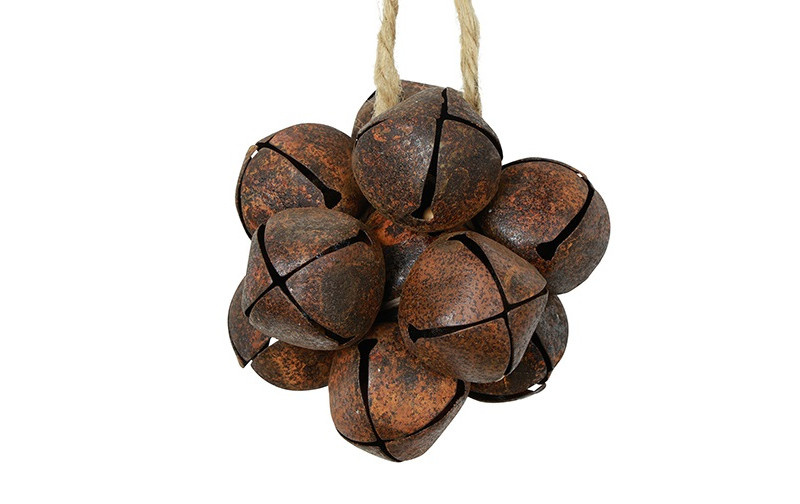 Rene Houtman Belletjes Kersthanger Jort | Roest | H8xD8 cm