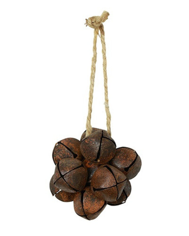 Rene Houtman Belletjes Kersthanger Jort | Roest | H8xD8 cm