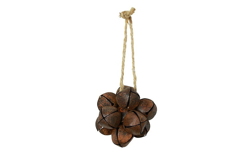 Rene Houtman Belletjes Kersthanger Jort | Roest | H8xD8 cm