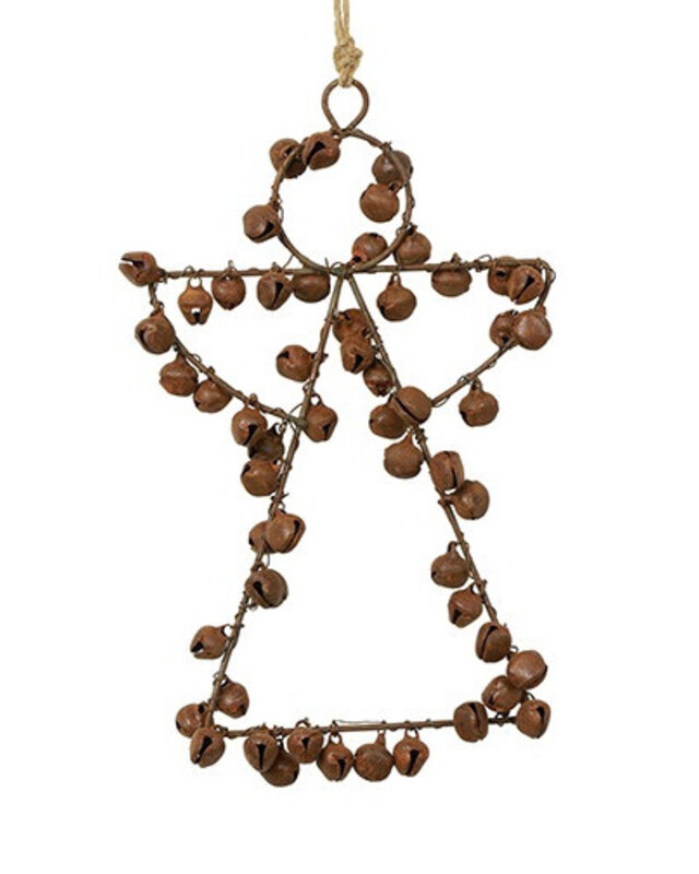 Rene Houtman Kersthanger Engel | Roest | H16 x B10 x D1,5 cm
