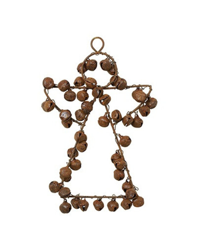 Rene Houtman Kersthanger Engel | Roest | H12 x B10 x D1,5 cm