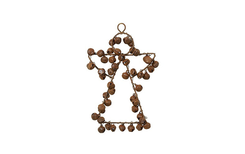 Rene Houtman Kersthanger Engel | Roest | H12 x B10 x D1,5 cm