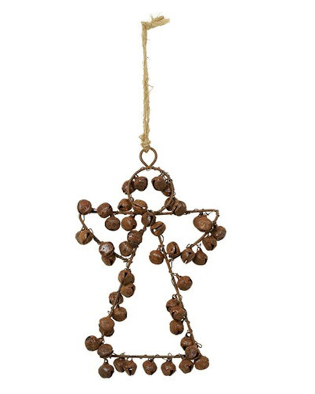 Rene Houtman Kersthanger Engel | Roest | H12 x B10 x D1,5 cm