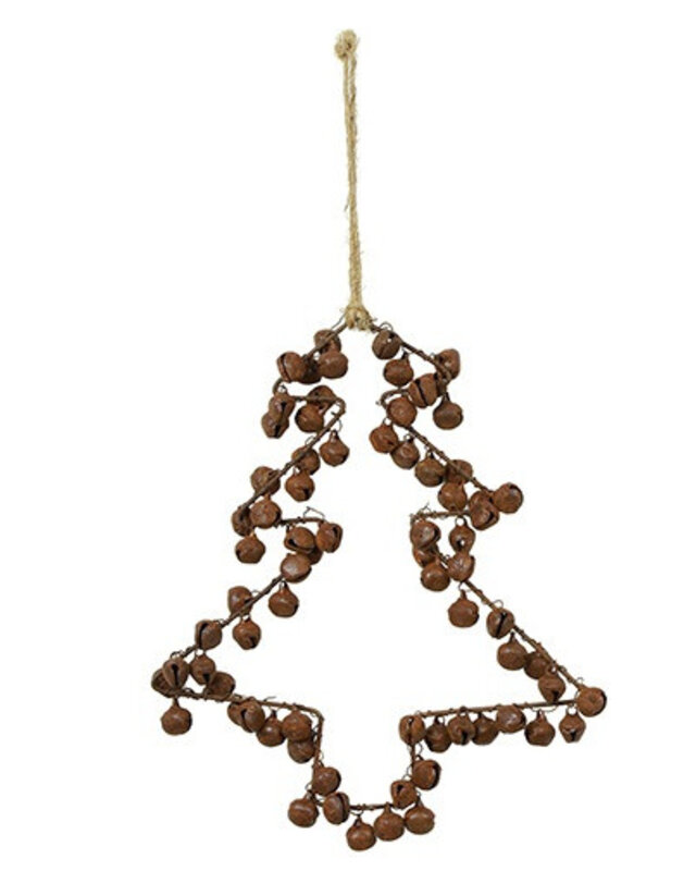 Rene Houtman Kersthanger Boom | Roest | H15 x B15 x D1,5 cm