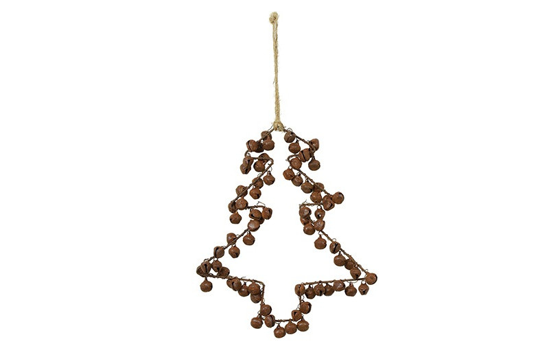 Rene Houtman Kersthanger Boom | Roest | H15 x B15 x D1,5 cm
