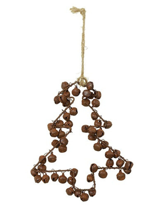 Rene Houtman Kersthanger Boom | Roest | H12 x B12 x D1,5 cm