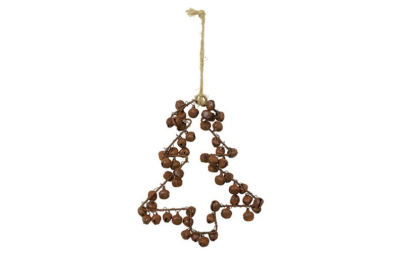 Rene Houtman Kersthanger Boom | Roest | H12 x B12 x D1,5 cm
