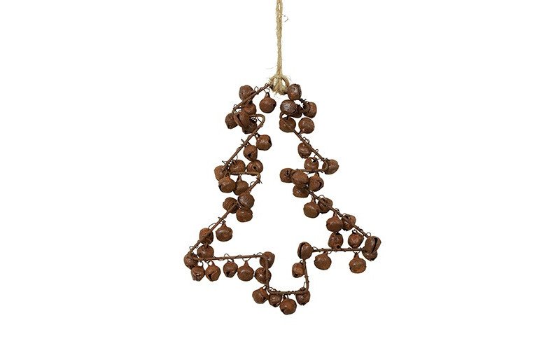 Rene Houtman Kersthanger Boom | Roest | H12 x B12 x D1,5 cm