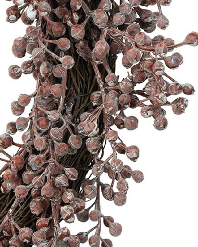 Rene Houtman Krans Phoenix Canariensis L | Aubergine | D40 cm