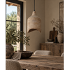 Hanglamp Hout Naturel – Ø19 × H30 cm