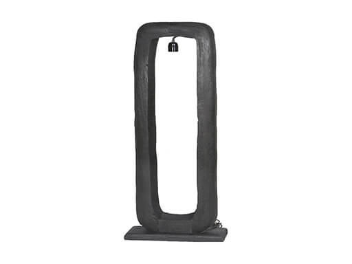 Rene Houtman Vloerlamp Mace Zwart Hout – H125 cm