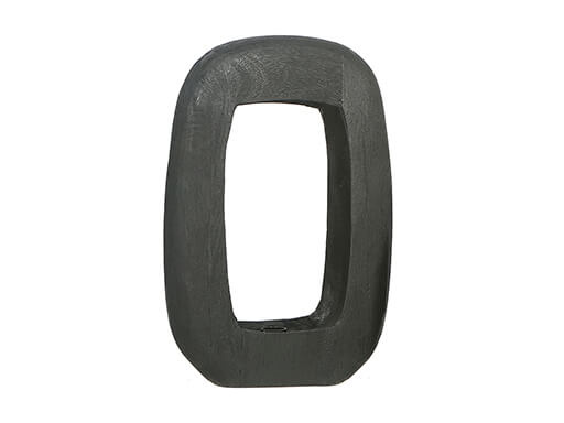 Rene Houtman Tafellamp Mace Zwart Hout – H50 cm