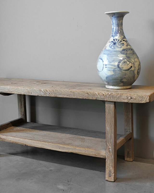 Be-Uniq Oude Wandtafel Laag | China | H50xB128xD37 cm