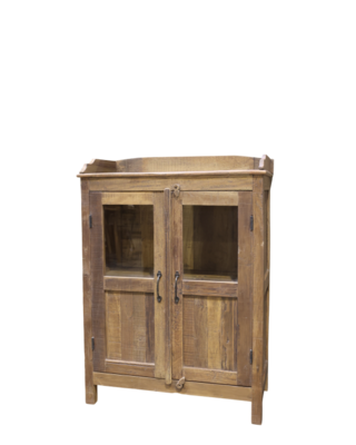 Rene Houtman Kast Grimaud Woods Met Glazen Deuren | H108xL80xB36 cm