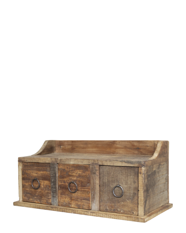 Rene Houtman Gruttersbak Woods Met 3 Lades | H20xL46xB20 cm