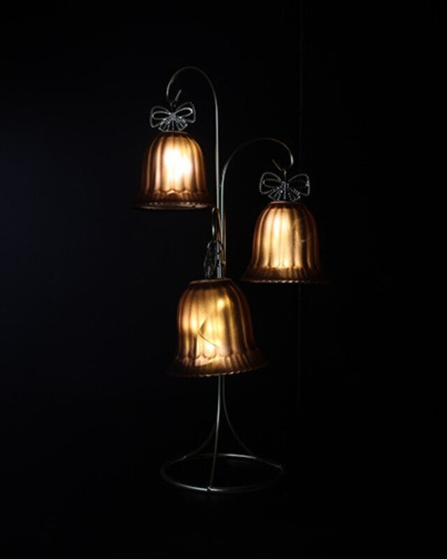Rene Houtman LED Standaard Met Kerstbellen | Bruin | H41,5 cm