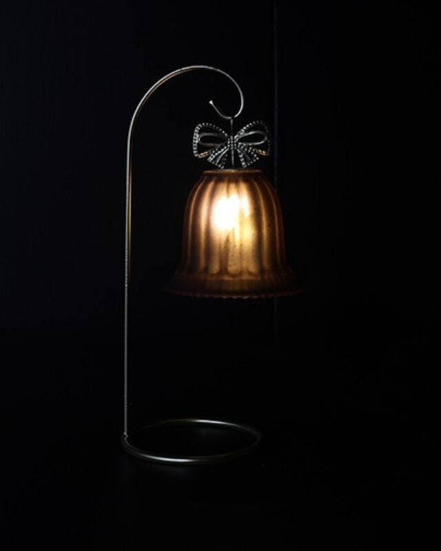 Rene Houtman LED Standaard Met Kerstbel | Bruin | H26,5 cm