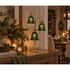 LED Standaard Met Kerstbellen | Groen | H41,5 cm