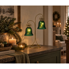 LED Standaard Met Kerstbellen | Groen | H34,5 cm