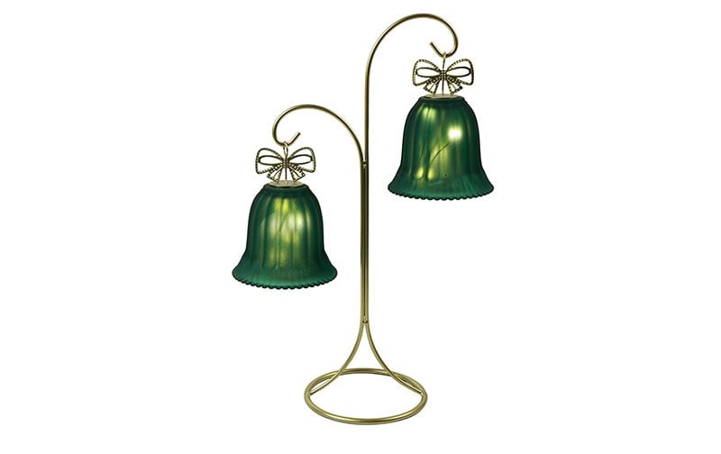 Rene Houtman LED Standaard Met Kerstbellen | Groen | H34,5 cm