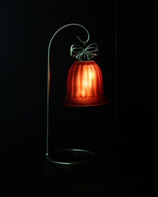 Rene Houtman LED Standaard Met Kerstbel | Rood | H26,5 cm