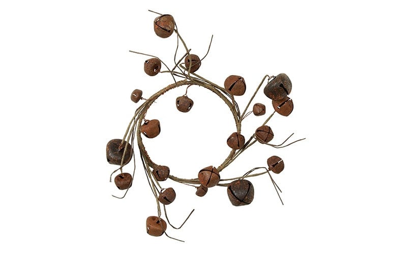 Rene Houtman Krans Jort Met Belletjes | Roest | Klein | D20 cm