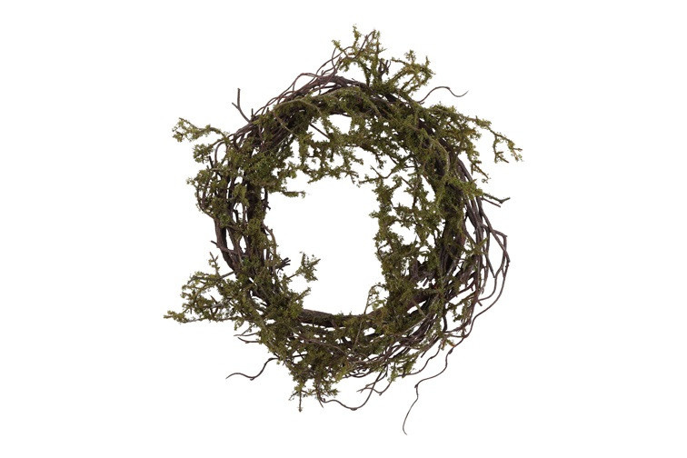 Rene Houtman Krans Frangula Sphagnum | Bruin | S | D35 cm