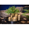 LED Lichtkaars | Set van 5 | Rustiek Goud | Beweegbare Vlam