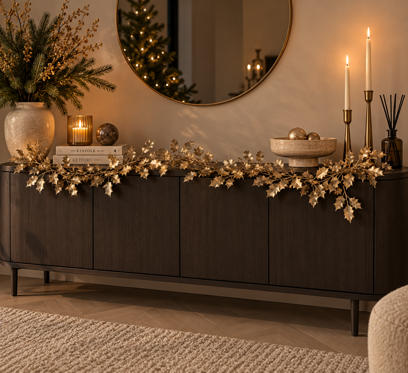 Rene Houtman Guirlande Exacum | Goud | L170 cm
