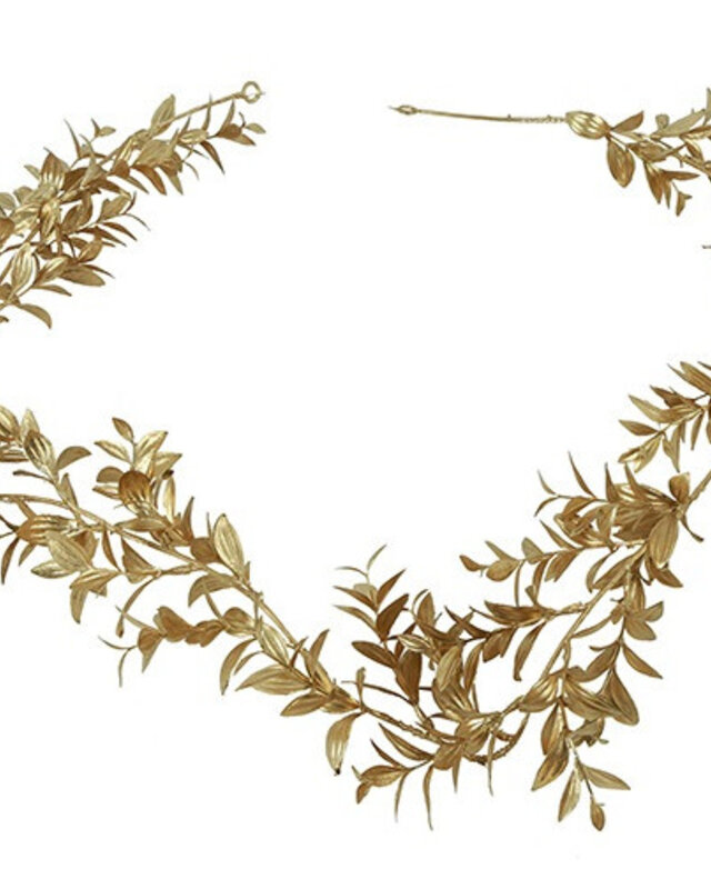 Rene Houtman Guirlande Buxus | Goud | L185 cm | Kerstdecoratie