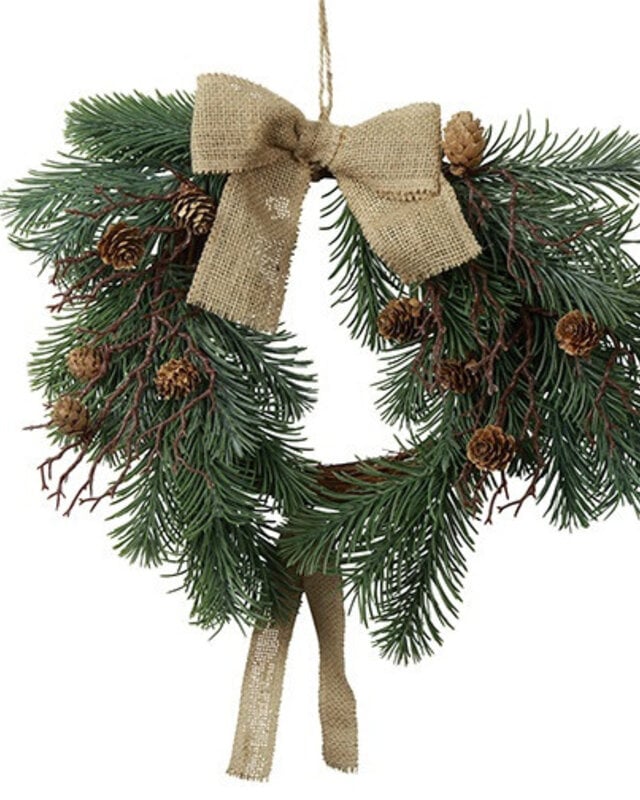 Rene Houtman Krans Picea Met Strik 1 | Groen | D35 cm