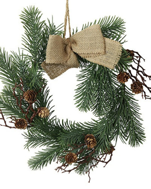 Rene Houtman Krans Picea Met Strik 2 | Groen | D35 cm