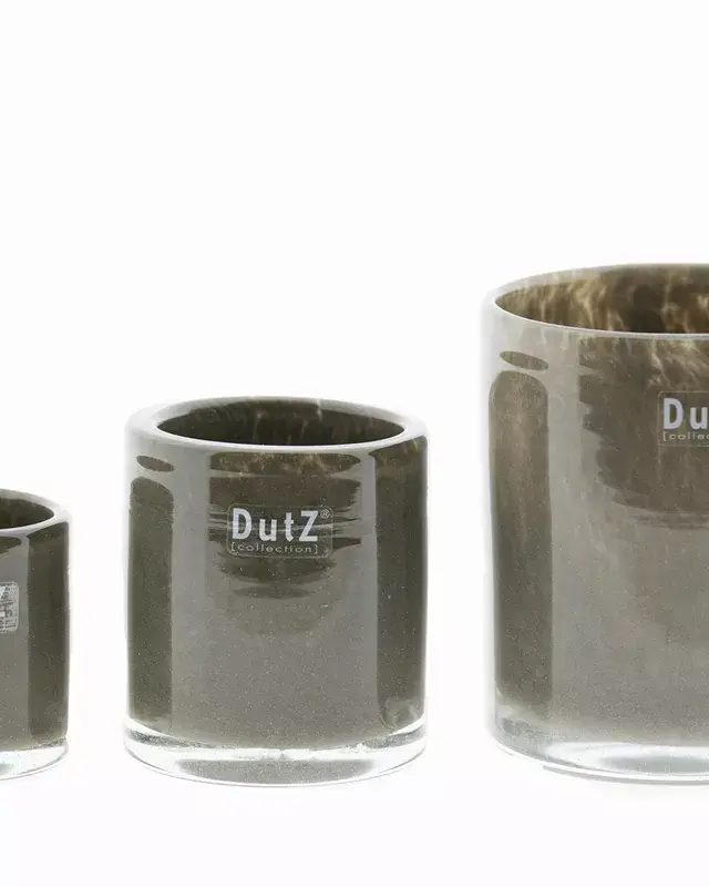 DutZ Kaarsenglas – Taupe – Verkrijgbaar in 3 maten