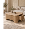 Nela Salontafel – Naturel –H45 x B100 x D100 cm