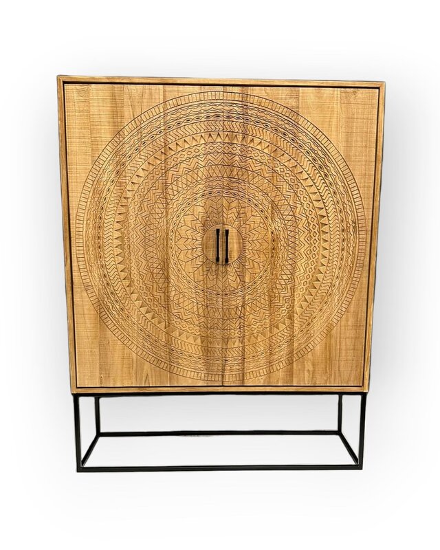 Rene Houtman Dallie Kast – Naturel – H180 x B140 x D40 cm 