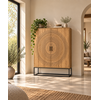 Dallie Kast – Naturel – H180 x B140 x D40 cm 