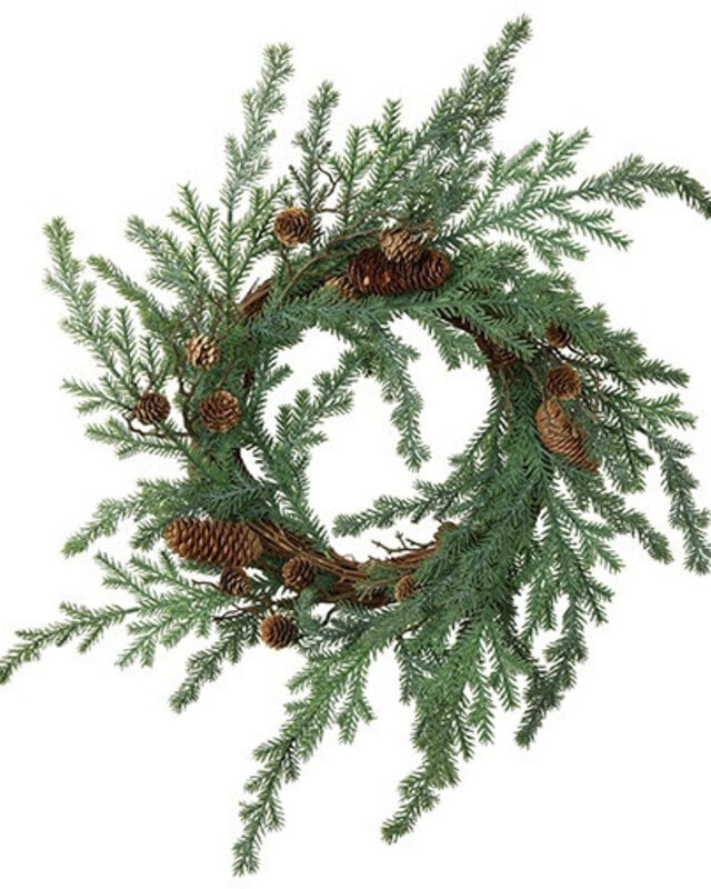 Rene Houtman Krans Met Dennenappels L | Picea Abies | D55 cm