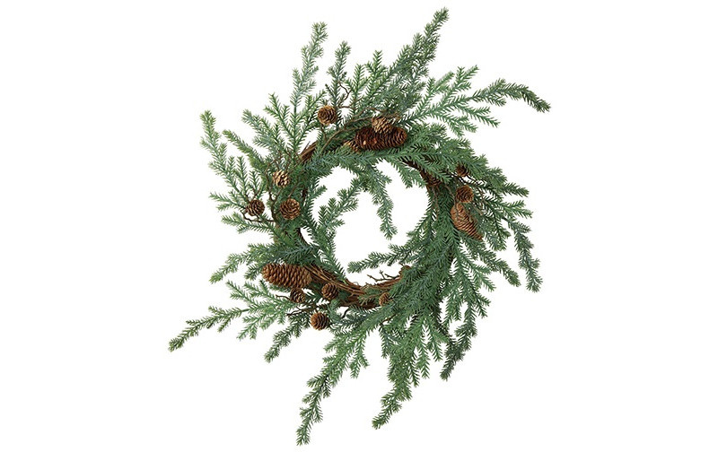 Rene Houtman Krans Met Dennenappels L | Picea Abies | D55 cm