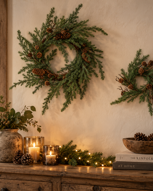 Rene Houtman Krans Met Dennenappels S | Picea Abies | D23 cm
