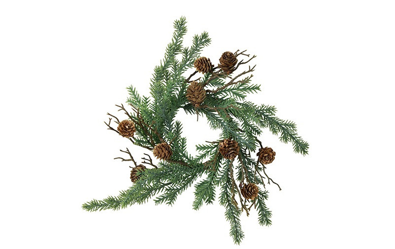 Rene Houtman Krans Met Dennenappels S | Picea Abies | D23 cm