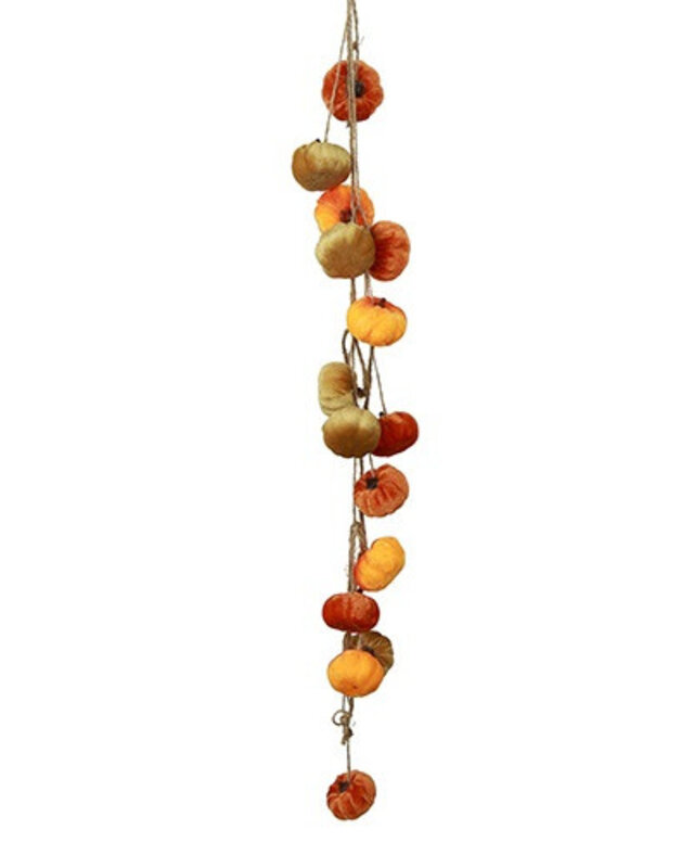 Rene Houtman Guirlande Pompoen S | Veelkleurig | L135 cm