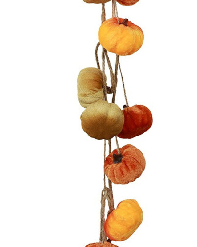 Rene Houtman Guirlande Pompoen S | Veelkleurig | L135 cm