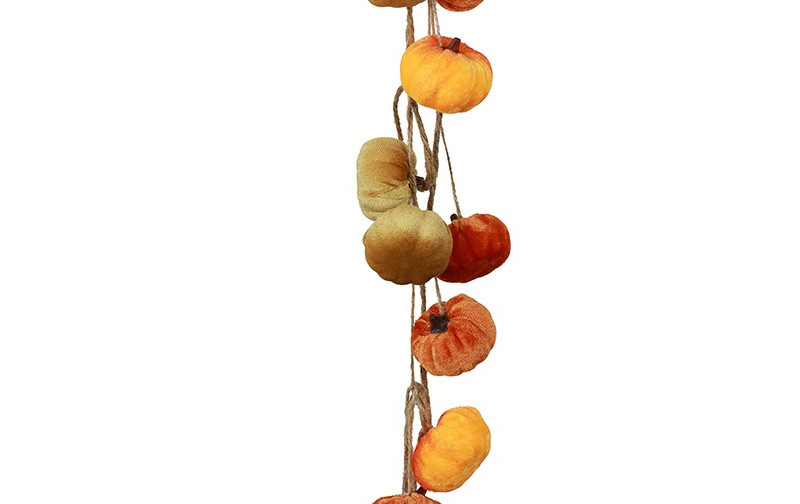 Rene Houtman Guirlande Pompoen S | Veelkleurig | L135 cm