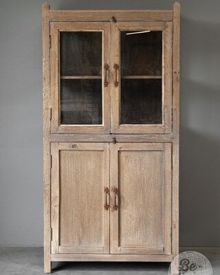 Be-Uniq Unieke Vitrinekast | India | H158xB77xD45 cm